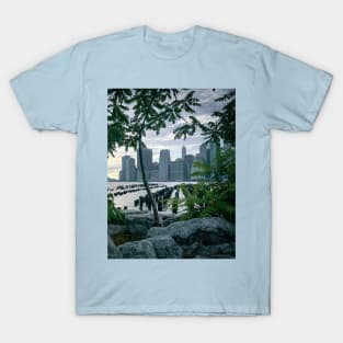 Manhattan Skyline New York City T-Shirt